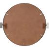 imageKate and Laurel Taurus Modern Pivot Mirror 26 x 24 Gold Decorative Adjustable Wall Mirror with Pivoting Base for Glamorous Wall DcorSilver