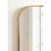 imageKate and Laurel Travis Modern Basket Arch Wall Mirror 20 x 30 Gold Decorative Arched Bathroom Mirror for Over Sink or for Use as Living Room Wall Decor Accent