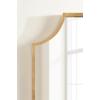 imageKate and Laurel Travis Modern Scalloped Arch Wall Mirror 26 x 28 Gold Decorative Scallop Arched Bathroom Mirror for Over Sink or for Use as Living Room Wall Decor Accent