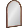 imageKate and Laurel Chaston Vintage Beaded Arch Wall Mirror 20 x 30 Antique Bronze Traditional Ribbed Vintage Bathroom Mirror for Over Sink or for Use as Living Room Wall Decor