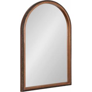 imageKate and Laurel Chaston Vintage Beaded Arch Wall Mirror 20 x 30 Antique Bronze Traditional Ribbed Vintage Bathroom Mirror for Over Sink or for Use as Living Room Wall Decor