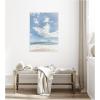 imageKate and Laurel Beach Framed Canvas Wall Art by Alicia Abla 28 x 38 Sylvie White Coastal Beach Landscapes Art for Wall Decor Living Room Bedroom