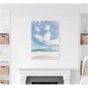 imageKate and Laurel Beach Framed Canvas Wall Art by Alicia Abla 28 x 38 Sylvie White Coastal Beach Landscapes Art for Wall Decor Living Room Bedroom