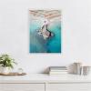 imageKate and Laurel Monterosso 7 Framed Canvas Wall Art by Rachel Dowd 18 x 24 Sylvie Beaded White Coastal Beach Landscapes Art for Wall Decor Living Room Bedroom