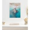 imageKate and Laurel Monterosso 7 Framed Canvas Wall Art by Rachel Dowd 18 x 24 Sylvie Beaded White Coastal Beach Landscapes Art for Wall Decor Living Room Bedroom