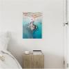 imageKate and Laurel Monterosso 7 Framed Canvas Wall Art by Rachel Dowd 18 x 24 Sylvie Beaded White Coastal Beach Landscapes Art for Wall Decor Living Room Bedroom