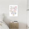 imageKate and Laurel Pale Pastel Shells Framed Canvas Wall Art by Patricia Shaw 18 x 24 Sylvie White Coastal Beach Abstract Art for Wall Decor Living Room Bedroom