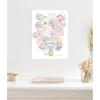imageKate and Laurel Pale Pastel Shells Framed Canvas Wall Art by Patricia Shaw 18 x 24 Sylvie White Coastal Beach Abstract Art for Wall Decor Living Room Bedroom