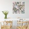 imageKate and Laurel Sylvie Neutral Painterly Oyster Roast Framed Canvas Wall Art by Mary Sparrow 30 x 30 Beaded White Coastal Abstract Beach Art for Wall Decor Living Room Bedroom Office KitchenWhite