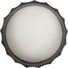 imageKate and Laurel Plete Round Pleated Metal Candle Bowl 8 Inch Diameter Black Nickel Modern Scalloped ThreeWick Unscented Candle with Decorative Bowl for Living Room DecorPewter