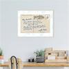 imageKate and Laurel Beach Love Letter Blue Framed Canvas Wall Art by Honey Island Studio 24 x 18 Sylvie Beaded White Traditional Beach Typography Art for Wall Decor Living Room Bedroom