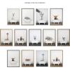 imageKate and Laurel Blake Giraffe 2 in Tub Color Framed Printed Glass Wall Art by Amy Peterson 18x24 Natural Adorable Animal Art for WallGold