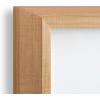 imageKate and Laurel Blake Waves Framed Printed Glass Art 18x24 Natural Transitional Wall DecorNatural