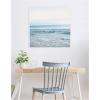 imageKate and Laurel Ocean Swim 1 Square Framed Canvas Wall Art by Stephanie Klatt 30 x 30 Sylvie White Coastal Beach Animals Landscapes Art for Wall Decor Living Room Bedroom