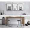 imageKate and Laurel Sylvie Bear Deer and Wolf Framed Canvas Wall Art Set by Simon Te of Tai Prints 3 Piece Set 18x24 Gray Animal And Nature Home DcorGray