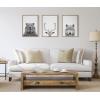 imageKate and Laurel Sylvie Bear Deer and Wolf Framed Canvas Wall Art Set by Simon Te of Tai Prints 3 Piece Set 18x24 Gray Animal And Nature Home DcorNatural