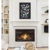 imageKate and Laurel Sylvie HB Duo Bird Branch Framed Canvas Wall Art by Hannah Beisang 23x33 Natural Colorful Bird Illustration Art for Wall