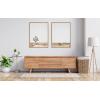 imageKate and Laurel Sylvie Lone Joshua Tree Left and Right Framed Canvas Wall Art Set by Amy Peterson Art Studio 2 Piece Set 28x38 Natural Modern Desert Tree Landscape Art Set for Wall