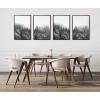 imageKate and Laurel Sylvie Lush Green Forest on a Foggy Day Left and Right Framed Canvas Wall Art Set by The Creative Bunch Studio 2 Piece 23x33 Brown Nature Mountains Forest Landscape Art Set for Wall
