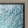 imageKate and Laurel Sylvie Maui Black Sand Beach 1 Framed Canvas Wall Art by Rachel Bolgov 18x40 Gray Coastal Beach Home DcorGray