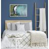 imageKate and Laurel Sylvie Maui Black Sand Beach 1 Framed Canvas Wall Art by Rachel Bolgov 18x40 Gray Coastal Beach Home DcorWhite