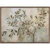 imageKate and Laurel Sylvie Olive Tree Abstract Framed Canvas Wall Art by The Creative Bunch Studio 415x315 Gold Soft Nature Tree Art for WallGold