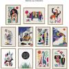 imageKate and Laurel Sylvie Three Elephants Framed Canvas Wall Art by Rachel Lee 23x33 Natural Colorful Jungle Animal Art for WallNatural
