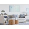 imageKate and Laurel Sylvie Woman Floating I and II Framed Canvas Wall Art by Amy Peterson Art Studio 2 Piece 18x24 White Calming Colorful Wall Dcor For Living Room Bedroom Office Or Entryway