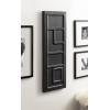 imageKate and Laurel Yuvan Decorative Carved Wall Art Plaque 13 x 36 Walnut Brown Modern Hand Carved Dimensional Art Panel for Solid Wood Wall Decor for Home DesignBlack