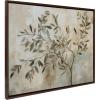 imageKate and Laurel Sylvie Olive Tree Abstract Framed Canvas Wall Art by The Creative Bunch Studio 415x315 Gold Soft Nature Tree Art for WallBrown