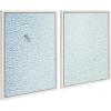 imageKate and Laurel Sylvie Woman Floating I and II Framed Canvas Wall Art by Amy Peterson Art Studio 2 Piece 18x24 White Calming Colorful Wall Dcor For Living Room Bedroom Office Or Entryway