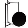 imageKate and Laurel Aguilar Modern Metal Round Nesting Tables Set of Two Black Transitional TwoPiece Circle Side Table Set for Use as Tiered Plant Stands or Outdoor Plant DecorBlack