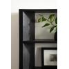 imageKate and Laurel Akita Modern Angled ThreeTier Wall Shelf 20 x 6 x 26 Black Decorative Over The Toilet Shelf for Use as Bathroom Storage or Living Room Display ShelvingBlack