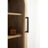 imageKate and Laurel Arcott Modern Arch Wall Cabinet 16 x 7 x 24 White Transitional Arched Cabinet for Use as OverTheToilet Storage or Living Room Storage OptionNatural