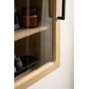 imageKate and Laurel Arcott Modern Arch Wall Cabinet 16 x 7 x 24 White Transitional Arched Cabinet for Use as OverTheToilet Storage or Living Room Storage OptionNatural
