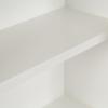 imageKate and Laurel Arcott Modern Arch Wall Cabinet 16 x 7 x 24 White Transitional Arched Cabinet for Use as OverTheToilet Storage or Living Room Storage OptionWhite