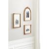 imageKate and Laurel Arendahl ThreePiece Picture Frame Set Antique Gold Set of 3 Varying Sizes Vintage Rectangle and Arched Photo Frame Set for Use as Gallery Wall Frames