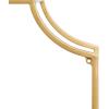 imageKate and Laurel Ciel Modern Glam Wide TwoTier Wall Shelf 24 x 20 Bronze Tiered Bathroom Shelves for Over The Toilet Storage or Bedroom Makeup OrganizerGold