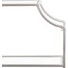 imageKate and Laurel Ciel Modern Glam Wide TwoTier Wall Shelf 24 x 20 Bronze Tiered Bathroom Shelves for Over The Toilet Storage or Bedroom Makeup OrganizerSilver