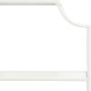 imageKate and Laurel Ciel Modern Glam Wide TwoTier Wall Shelf 24 x 20 Bronze Tiered Bathroom Shelves for Over The Toilet Storage or Bedroom Makeup OrganizerWhite