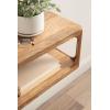imageKate and Laurel Dahl Modern Wood Floating Side Table 18 x 10 x 10 Black Contemporary Wooden Floating Nightstand for Use as Living Room End Table or OverTheToilet Storage ShelfNatural