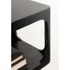 imageKate and Laurel Dahl Modern Wood Floating Side Table 18 x 10 x 10 Black Contemporary Wooden Floating Nightstand for Use as Living Room End Table or OverTheToilet Storage ShelfBlack