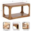 imageKate and Laurel Dahl Modern Wood Floating Side Table 18 x 10 x 10 Black Contemporary Wooden Floating Nightstand for Use as Living Room End Table or OverTheToilet Storage ShelfNatural