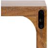 imageKate and Laurel Dahl Modern Wood Floating Side Table 18 x 10 x 10 Black Contemporary Wooden Floating Nightstand for Use as Living Room End Table or OverTheToilet Storage ShelfNatural