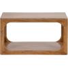 imageKate and Laurel Dahl Modern Wood Floating Side Table 18 x 10 x 10 Black Contemporary Wooden Floating Nightstand for Use as Living Room End Table or OverTheToilet Storage ShelfNatural