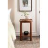 imageKate and Laurel Tierney Modern Square Wood Side Table 16 x 16 x 24 Walnut Brown MidCentury Decorative TwoTier End Table for Use as a Bedroom Nightstand or Living Room Plant StandWalnut Brown