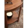imageKate and Laurel Tierney Modern Square Wood Side Table 16 x 16 x 24 Walnut Brown MidCentury Decorative TwoTier End Table for Use as a Bedroom Nightstand or Living Room Plant StandWalnut Brown