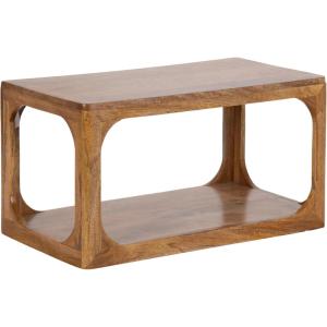 imageKate and Laurel Dahl Modern Wood Floating Side Table 18 x 10 x 10 Black Contemporary Wooden Floating Nightstand for Use as Living Room End Table or OverTheToilet Storage ShelfNatural
