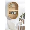 imageKate and Laurel Hutton Scandinavian Capsule Wall Shelf 16 x 28 Natural Wood Geometric Modern Shelves for WallNatural