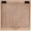 imageKate and Laurel Saanvi Traditional Carved Wood Wall Cabinet 20 x 6 x 20 Light Natural Dimensional Over The Toilet Storage Cabinet for Bathroom Storage and DisplayNatural
